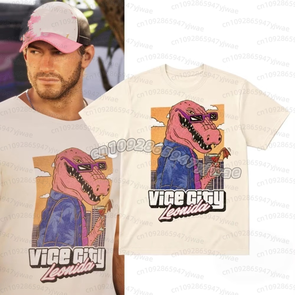 Anime Merchandise Clothes - Koszulka Jason Vice City Leonida z