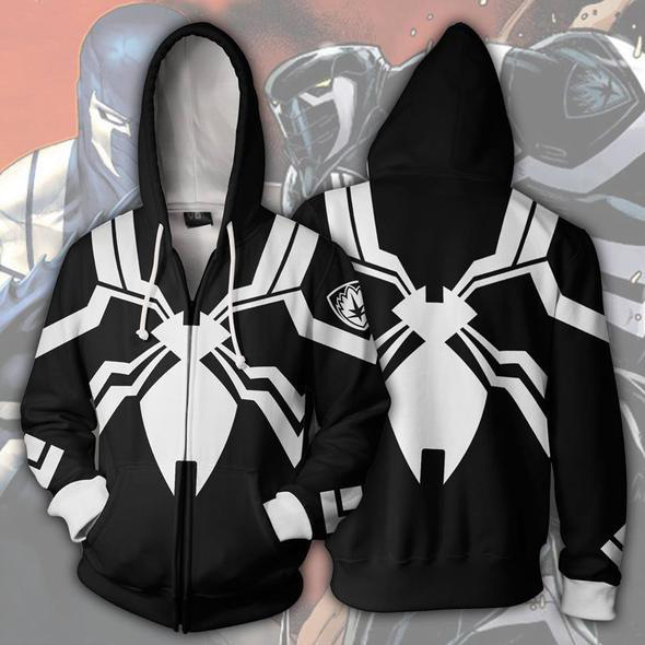 Anime Merchandise Jacket - Nowa Bluza z Kapturem na Zamek