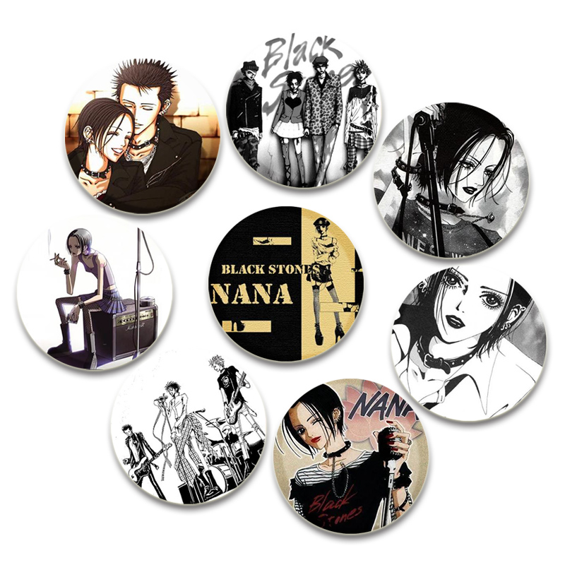 Nana Anime Merchandise - 58mm Nana emalia Pin Anime rysunek