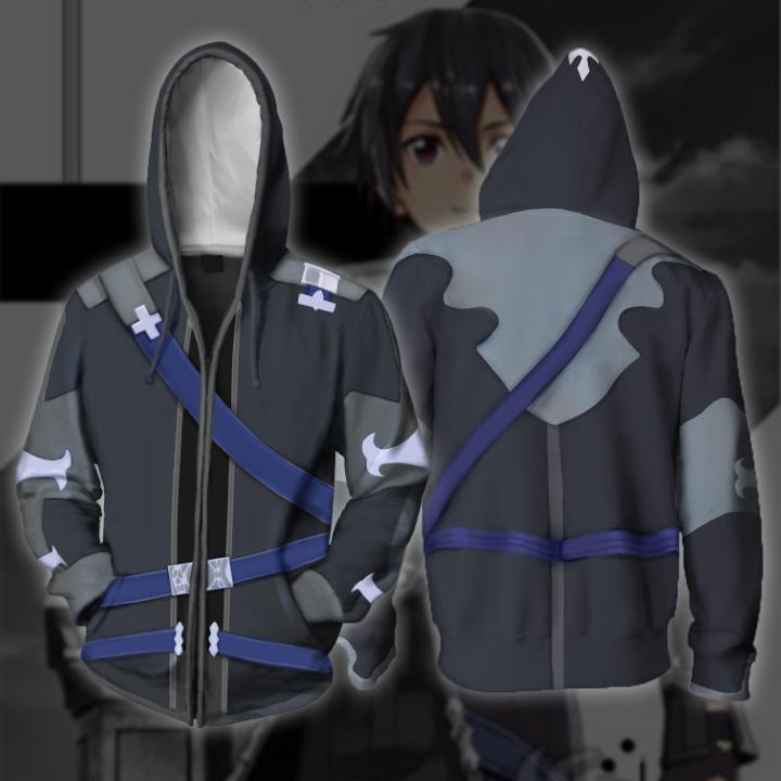 Anime Merchandise Jacket - Bluza z kapturem na zamek błyskawiczny