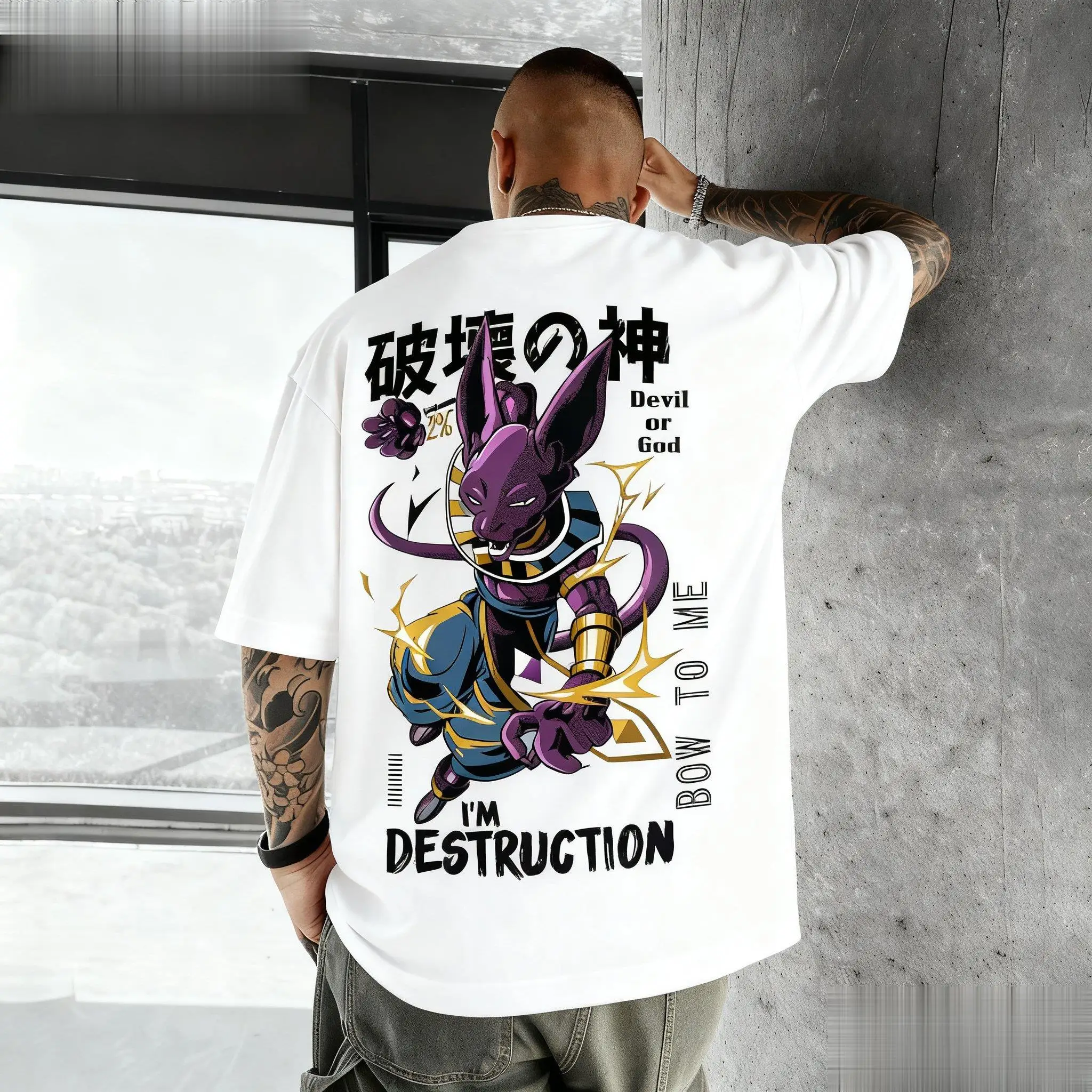 Koszulka Dragon Ball Beerus An – Anime Merchandise Clothes recenzja i cena