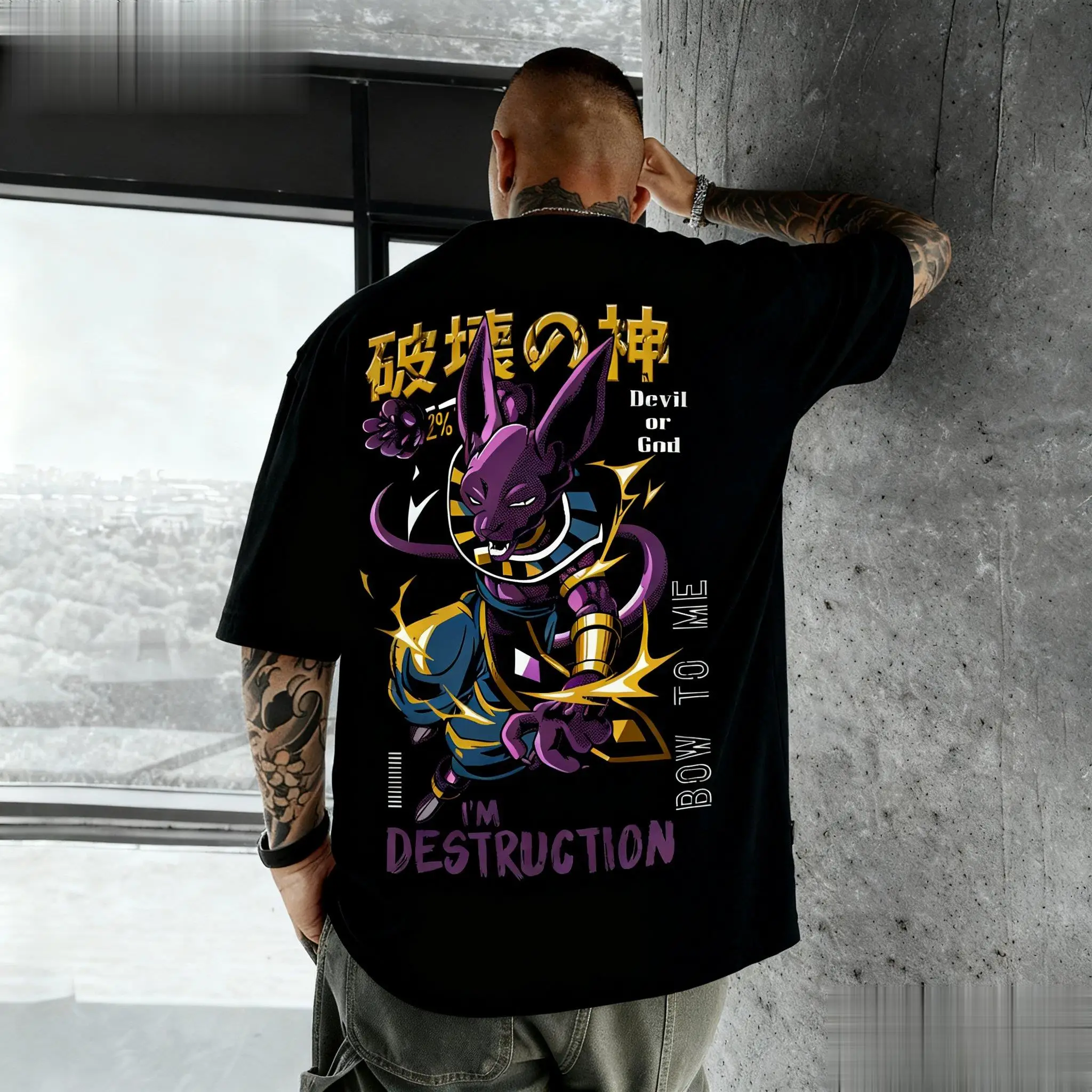 Koszulka Dragon Ball Beerus An – Anime Merchandise Clothes recenzja i cena
